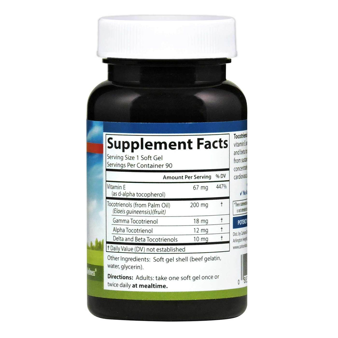 Comprar Carlson Labs, Tocotrienols - 90 Cápsulas em Gel - Imagem 2