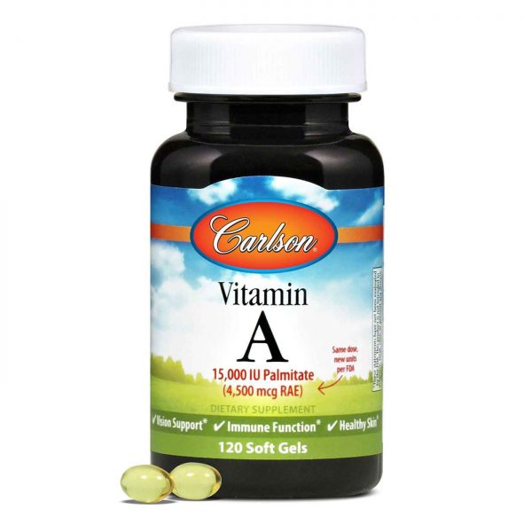 Comprar Carlson Labs, Palmitato de Vitamina A 15,000 IU - 120 Cápsulas em Gel - Imagem 5