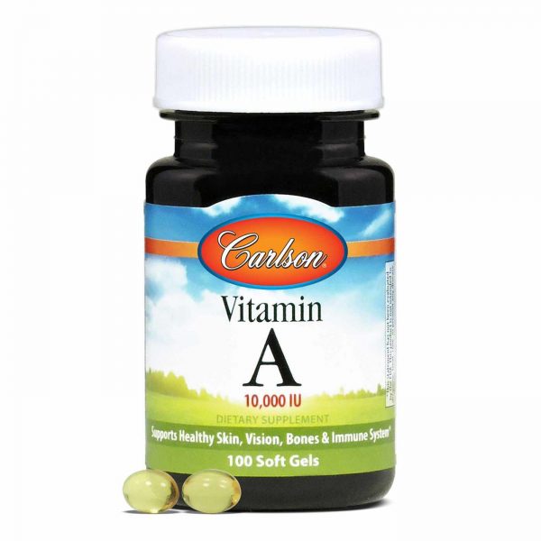 Comprar Carlson Labs, Vitamina A 10,000 IU - 100 Cápsulas em Gel - Imagem 5
