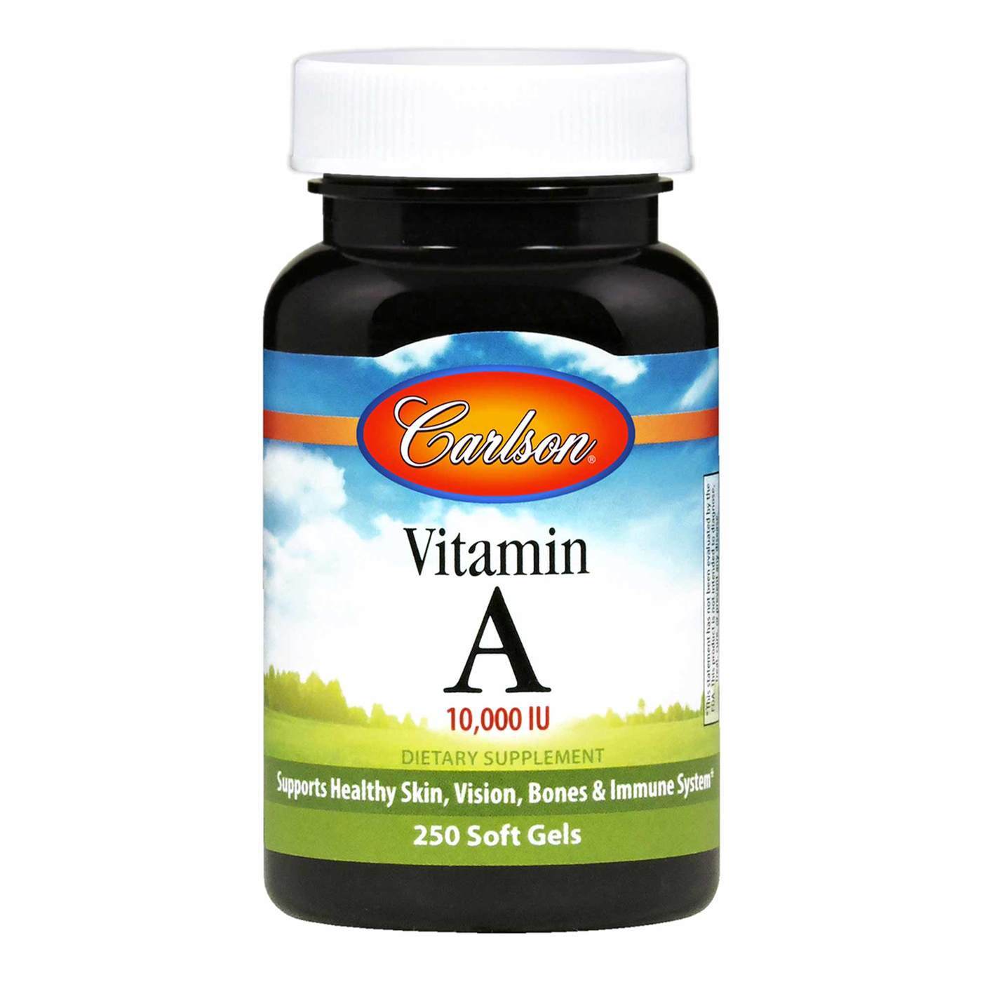 Comprar Carlson Labs, Vitamina A 10,000 IU - 250 Cápsulas em Gel