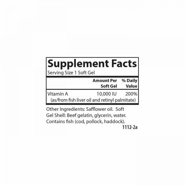 Comprar Carlson Labs, Vitamina A 10,000 IU - 250 Cápsulas em Gel - Imagem 4
