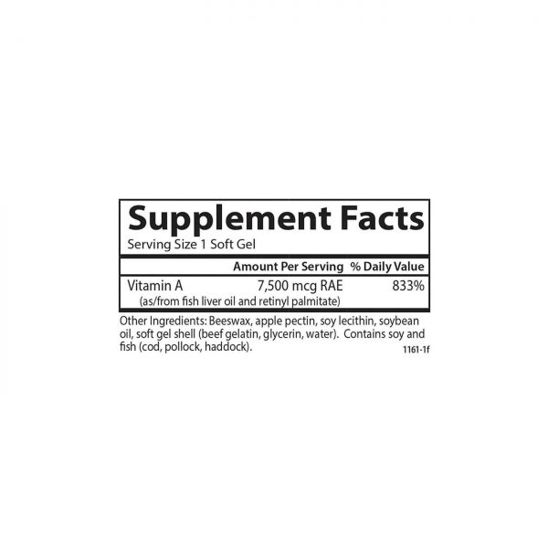 Comprar Carlson Labs, Vitamina A 25,000 IU Com Pectina - 100 Cápsulas em Gel - Imagem 4