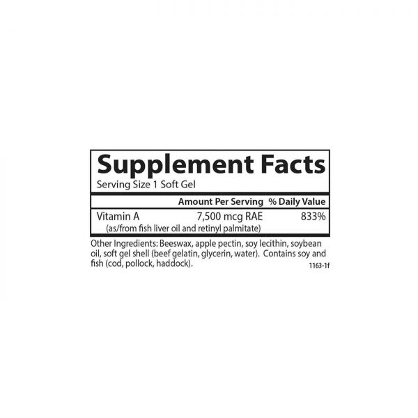 Comprar Carlson Labs, Vitamina A 25,000 IU com Pectina - 300 Cápsulas em Gel - Imagem 4