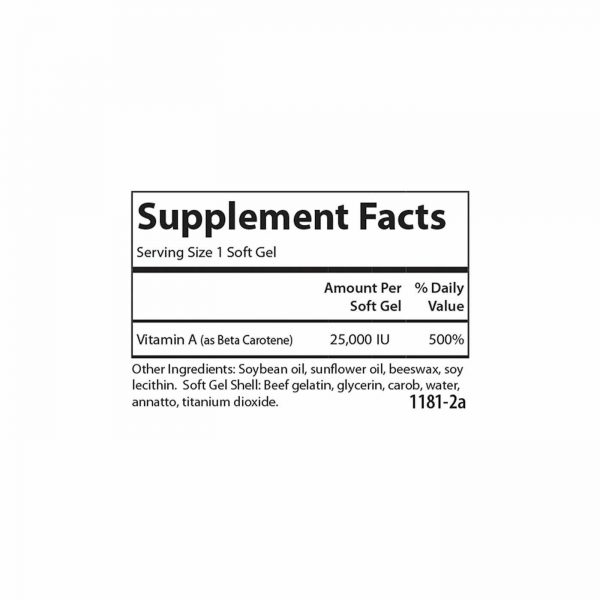 Comprar Carlson Labs, Super Beta Caroteno 25,000 IU - 100 Cápsulas em Gel - Imagem 4