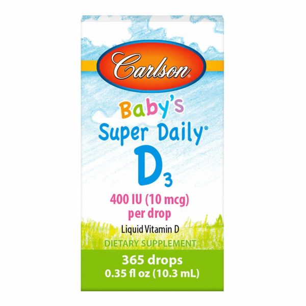 Comprar Carlson Labs, Baby Super Daily Vitamina D3 400 IU - 10.3 ml - Imagem 6