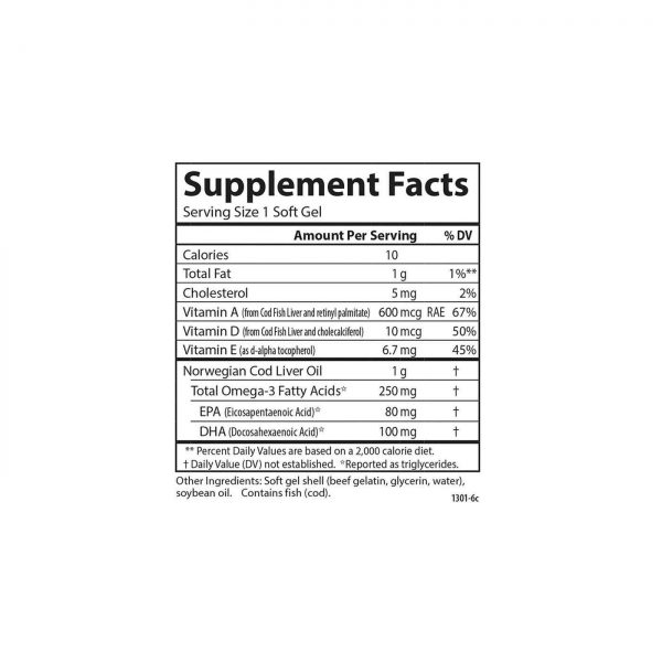 Comprar Carlson Labs, Super Óleo de Fígado de Bacalhau 1,000 mg - 100 Cápsulas em Gel - Imagem 4