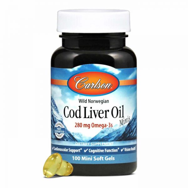 Comprar Carlson Labs, Óleo de Fígado de Bacalhau - 100 Mini Cápsulas em Gel - Imagem 5