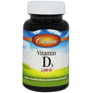Comprar Carlson Labs, Vitamina D3 2000 IU - 120 Cápsulas em Gel