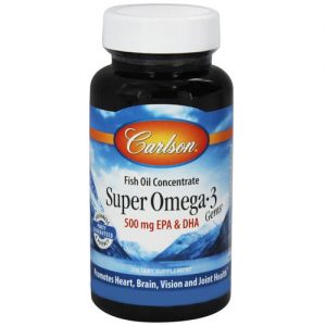 Comprar Carlson Labs Super Ómega-3 Gems - 500 mg em Gelatina De Peixe - 50 Cápsulas em Gel