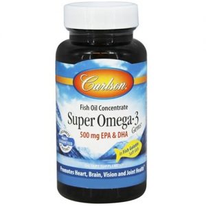 Comprar Carlson Labs Super Ómega-3 Gems - 500 mg em Gelatina De Peixe - 100 Cápsulas em Gel