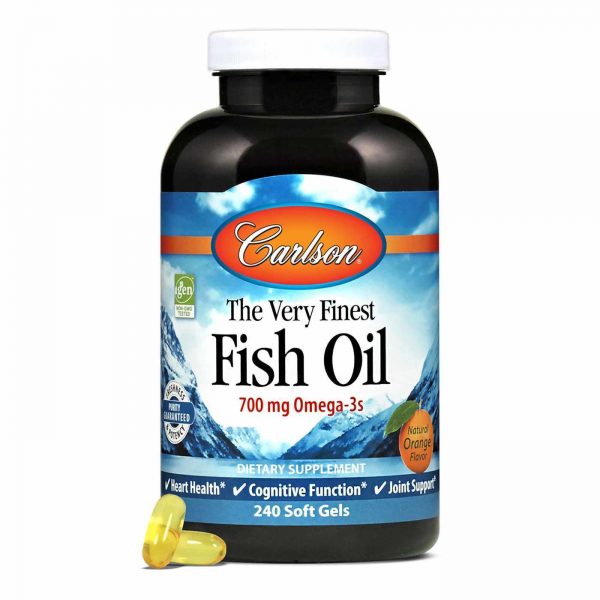 Comprar Carlson Labs The Very Finest Óleo de Peixe, laranja - 1,000 mg - 240 Cápsulas em Gel - Imagem 5