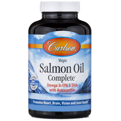 Comprar Carlson Labs, Óleo de salmão virgem completo - 240 Cápsulas em Gel