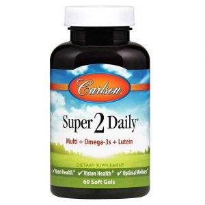 Comprar Carlson Labs Super 2 Daily Multivitamin with Omega-3 and Lutein 60 Softgels
