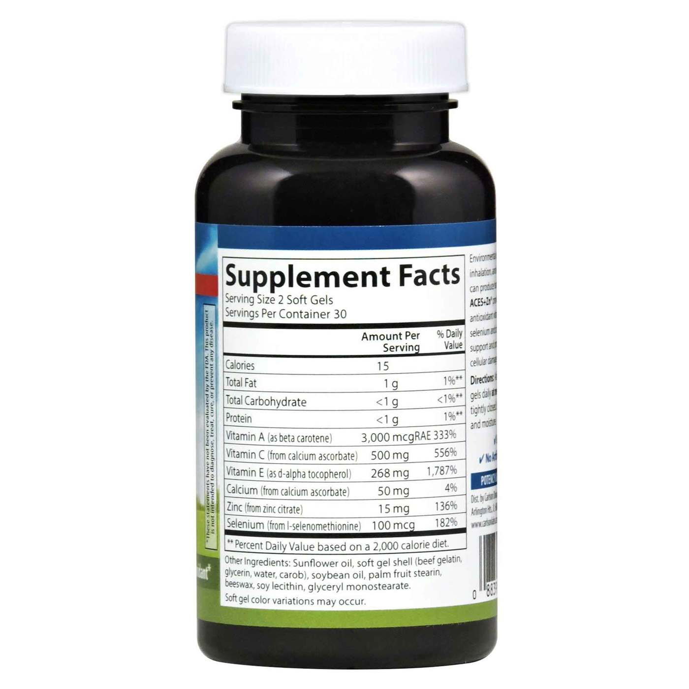 Comprar Carlson Labs, ACES + Zn® - 60 Cápsulas em Gel - Imagem 2