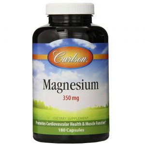 Comprar Carlson Labs, Magnésio 350 mg - 180 Cápsulas