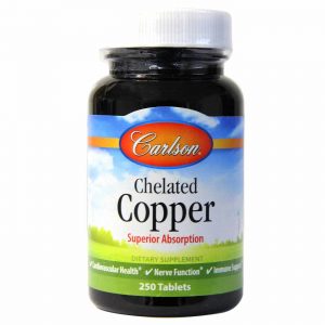 Comprar Carlson Labs, Cobre Quelatado 5 mg - 250 Comprimidos