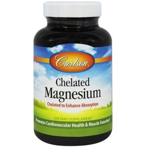 Comprar Carlson Labs, Magnésio Quelatado 200 mg - 90 Tabletes