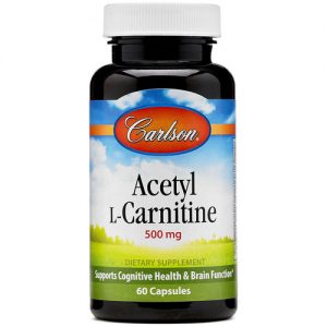 Comprar Carlson Labs Acetyl L-Carnitina - 500 mg - 60 Cápsulas