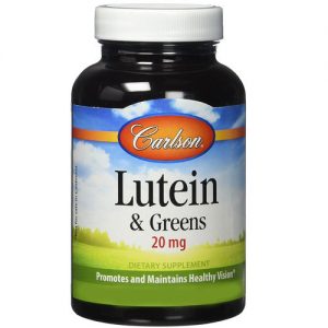 Comprar Carlson Labs, Luteína & Greens 20 mg - 180 Cápsulas Vegetarianas