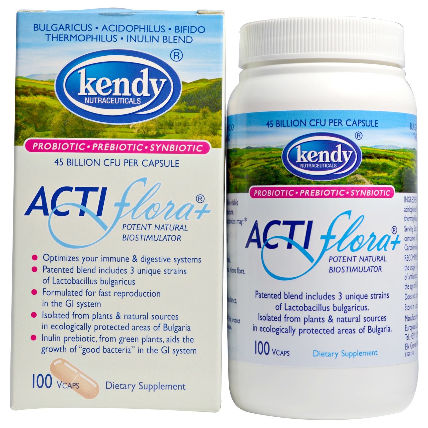 Comprar Kendy USA, ActiFlora® - Prebiótico / Probiótico - 100 Cápsulas