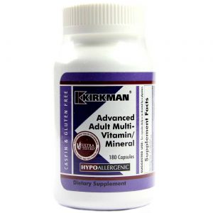 Comprar Kirkman Labs, Multi Vitaminas e Minerais Advanced Adulto - 180 Cápsulas Vegetarianas