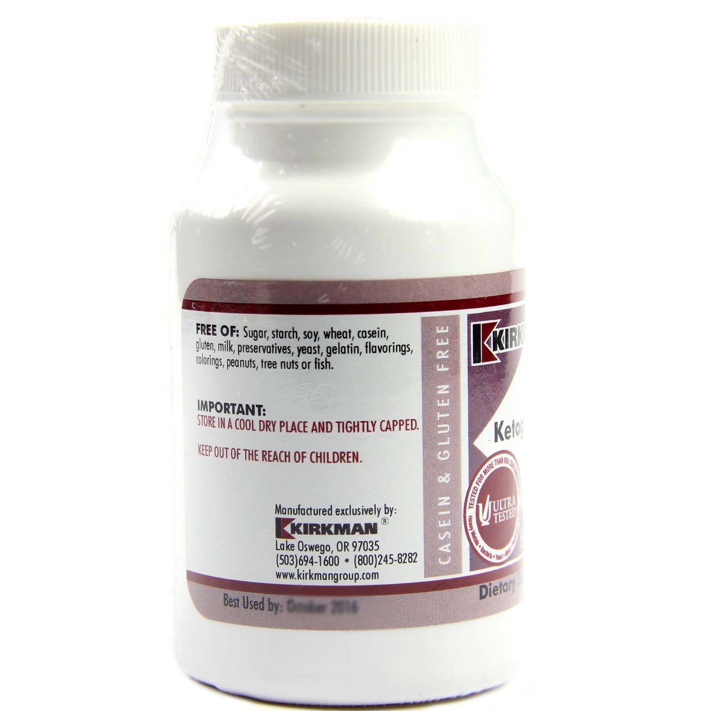 Comprar Kirkman Labs, Ácido Alfa-Cetoglutárico 300 mg, Hipoalergênico - 100 Cápsulas Vegetarianas - Imagem 3