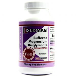 Comprar Kirkman Labs, Bisglicinato de Magnésio Tamponado - 180 Cápsulas Vegetarianas