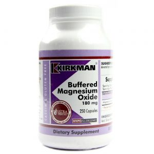 Comprar Kirkman Labs, Óxido De Magnésio Tamponado 180 Mg - 250 Cápsulas Vegetarianas