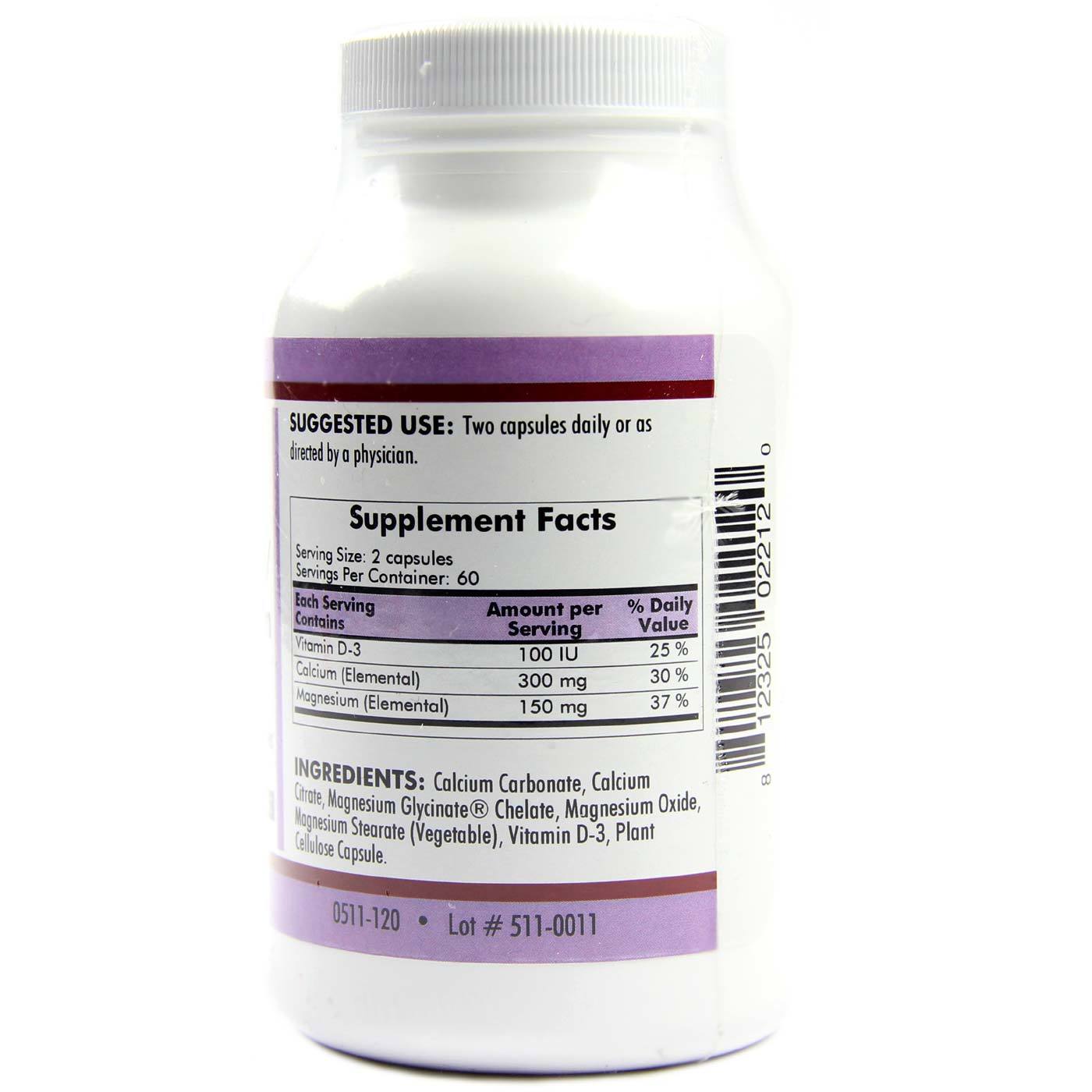 Comprar Kirkman Labs Cálcio Magnésio, Hipoalergênico - 120 Cap - Imagem 2