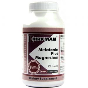 Comprar Kirkman Labs, Melatonina e Magnésio - 250 Cápsulas Vegetarianas