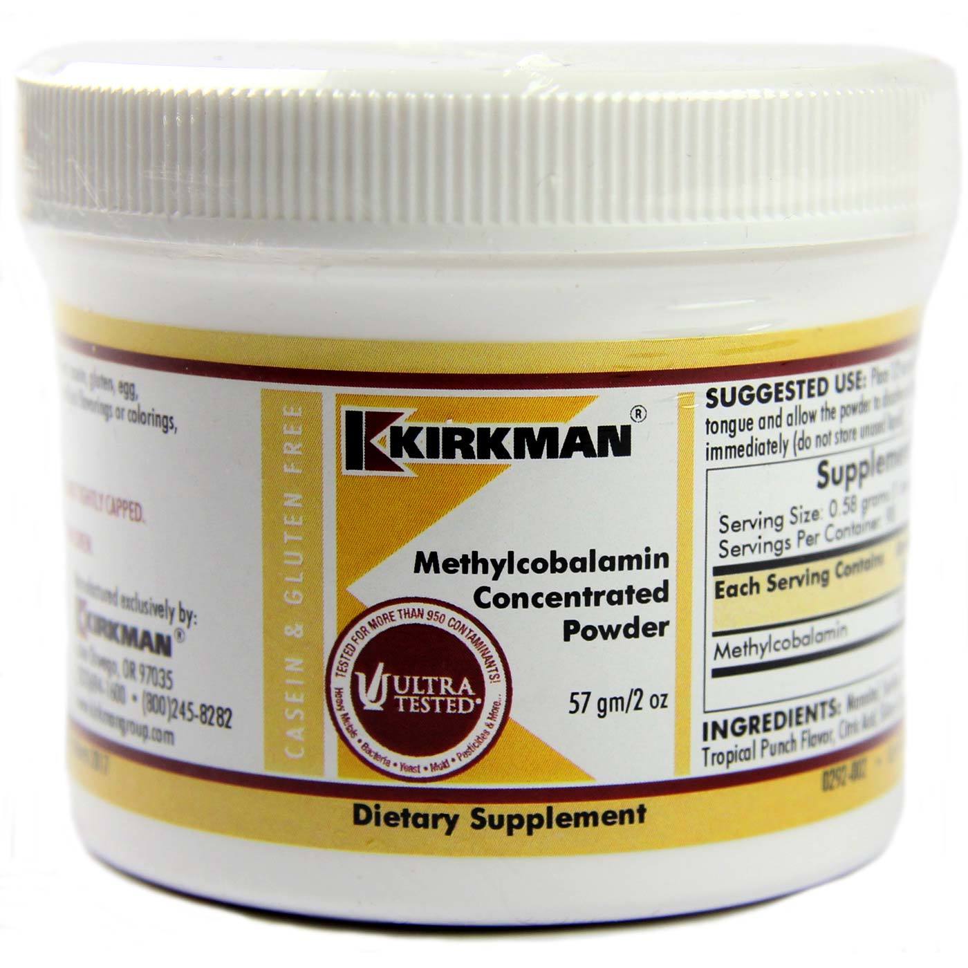 Comprar Kirkman Labs, Metilcobalamina Concentrada em Pó - 57 gr