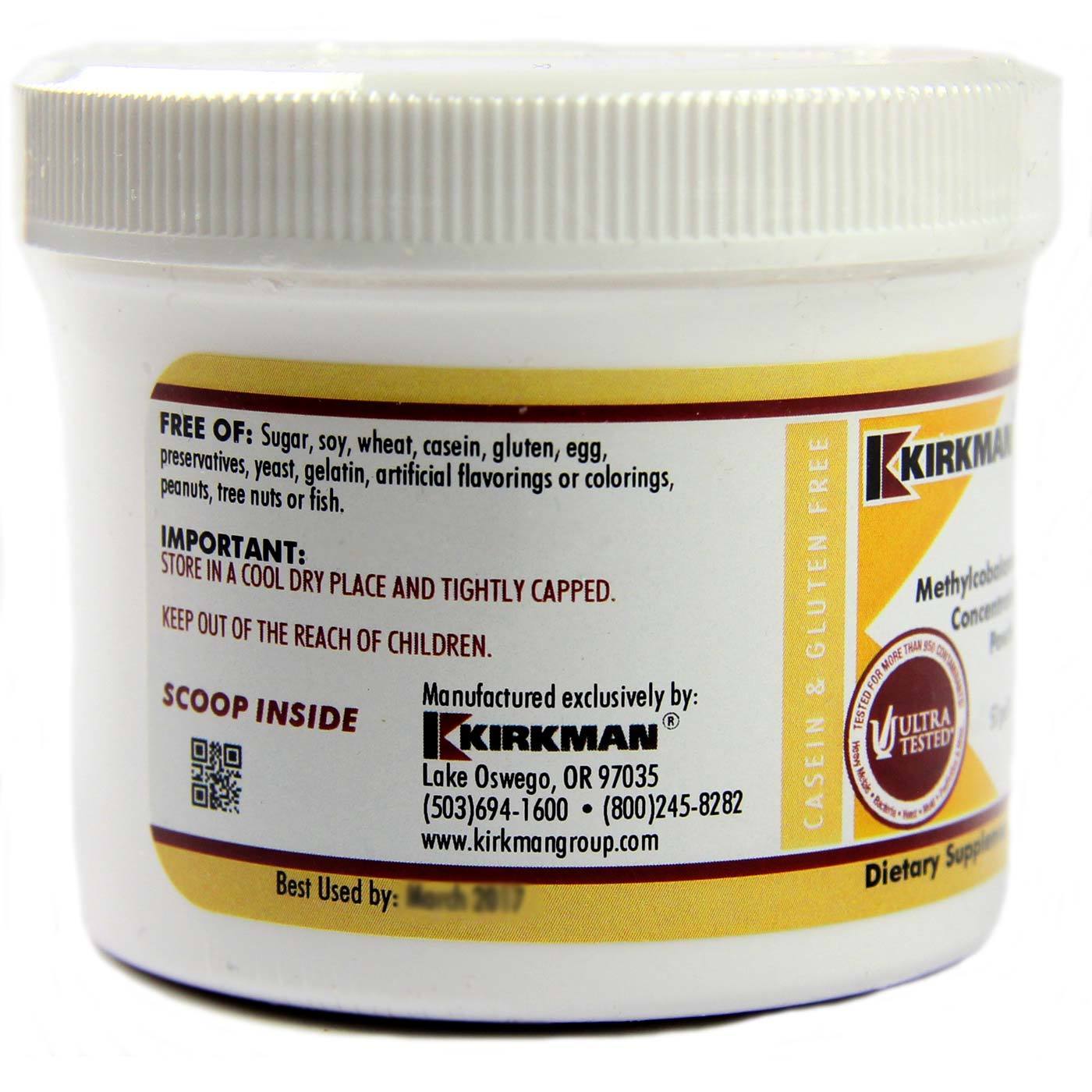 Comprar Kirkman Labs, Metilcobalamina Concentrada em Pó - 57 gr - Imagem 3