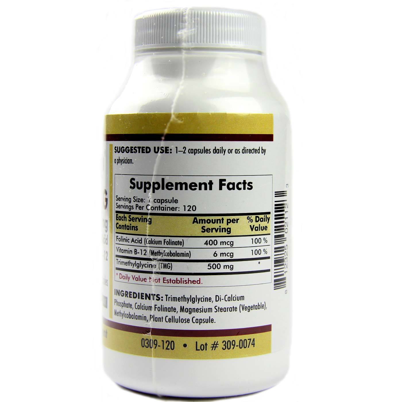 Comprar Kirkman Labs, TMG com Ãcido FolÃnico e Methyl B12 - 120 Cápsulas Vegetarianas - Imagem 2