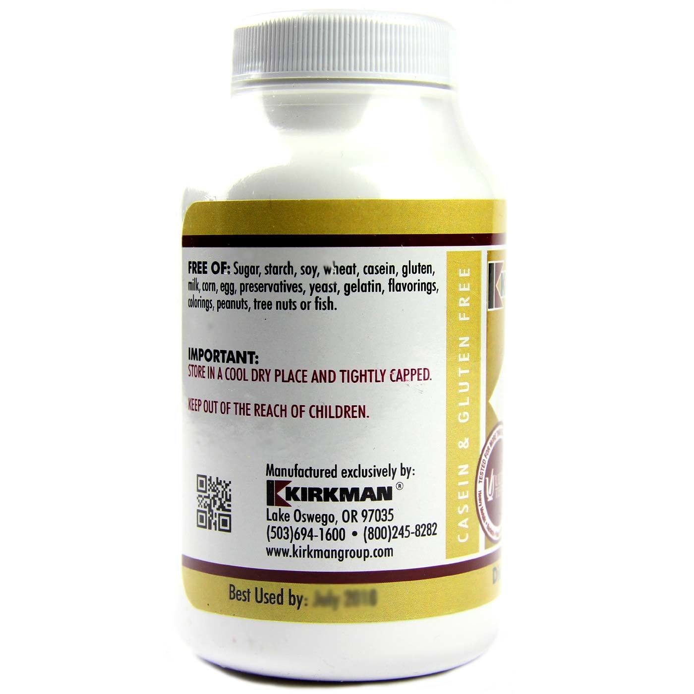 Comprar Kirkman Labs, TMG com Ãcido FolÃnico e Methyl B12 - 120 Cápsulas Vegetarianas - Imagem 3