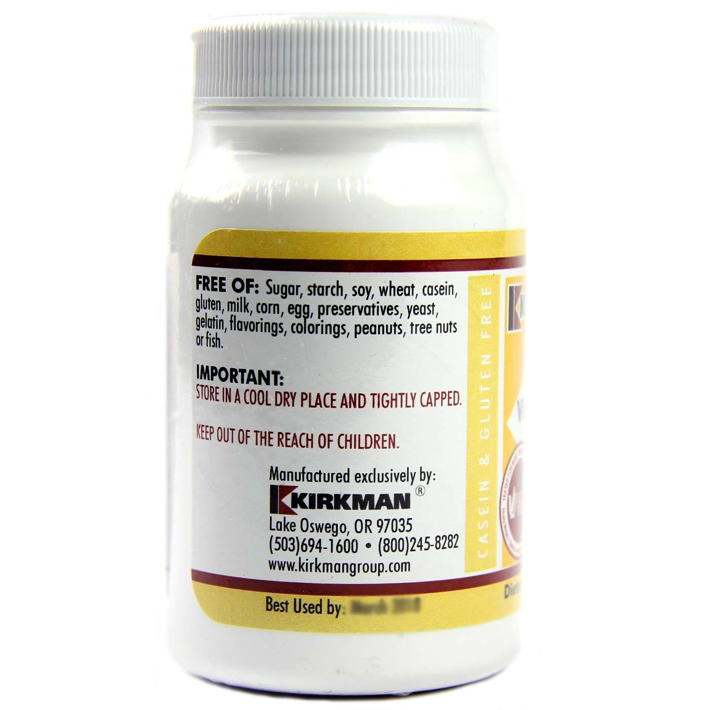 Comprar Kirkman Labs, Vitamina D-3 1,000 IU - 120 Cápsulas Vegetarianas - Imagem 3