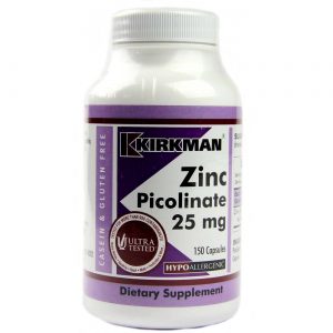 Comprar Kirkman Labs, Zinco Picolinate 25 Mg - 150 Cápsulas