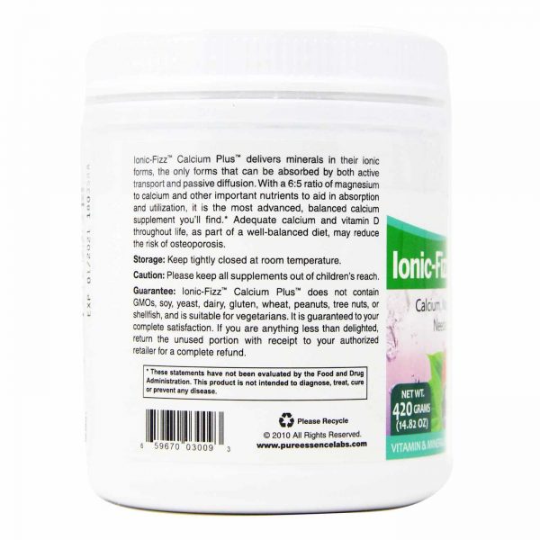 Comprar Pure Essence Labs Ionic-Fizz Cálcio mais, Baga mista - 420 g - Imagem 4