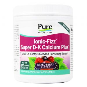 Comprar Pure Essence Labs Ionic-Fizz Super D-K Cálcio mais, Baga mista - 420 g