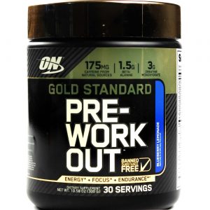 Comprar Optimum Nutrition Gold Standard Pré-Treino, Limonada de mirtilo - 30 Servings