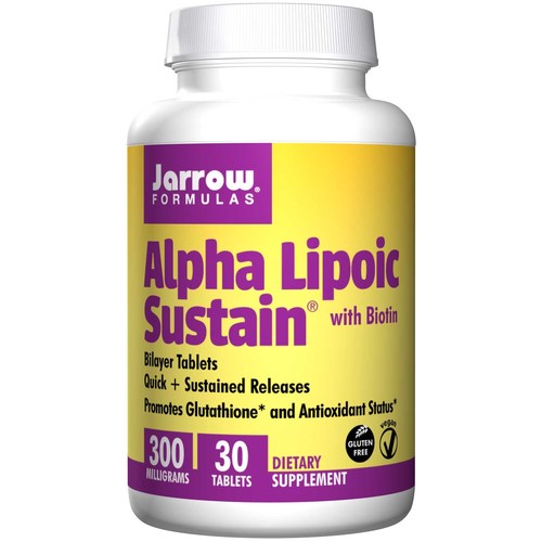 Comprar Jarrow Formulas Alpha Lipoic Sustain com Biotin - 300 mg - 30 Tabletes