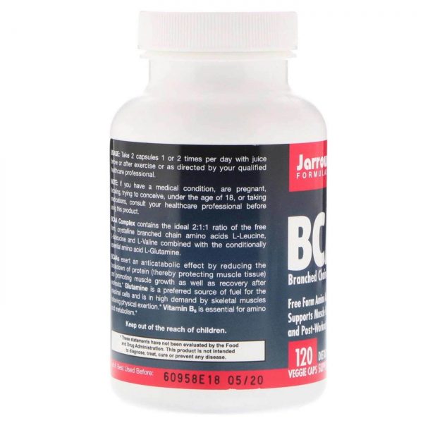 Comprar Jarrow Formulas, BCAA - 120 Cápsulas - Imagem 4
