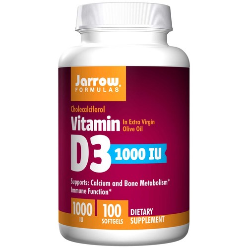 Comprar Jarrow Formulas, Vitamina D3 - 1000 IU - 100 Cápsulas em Gel