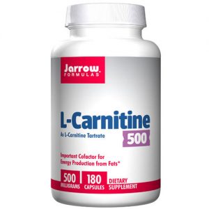Comprar Jarrow Formulas, L-Carnitina 500 mg - 180 Cápsulas
