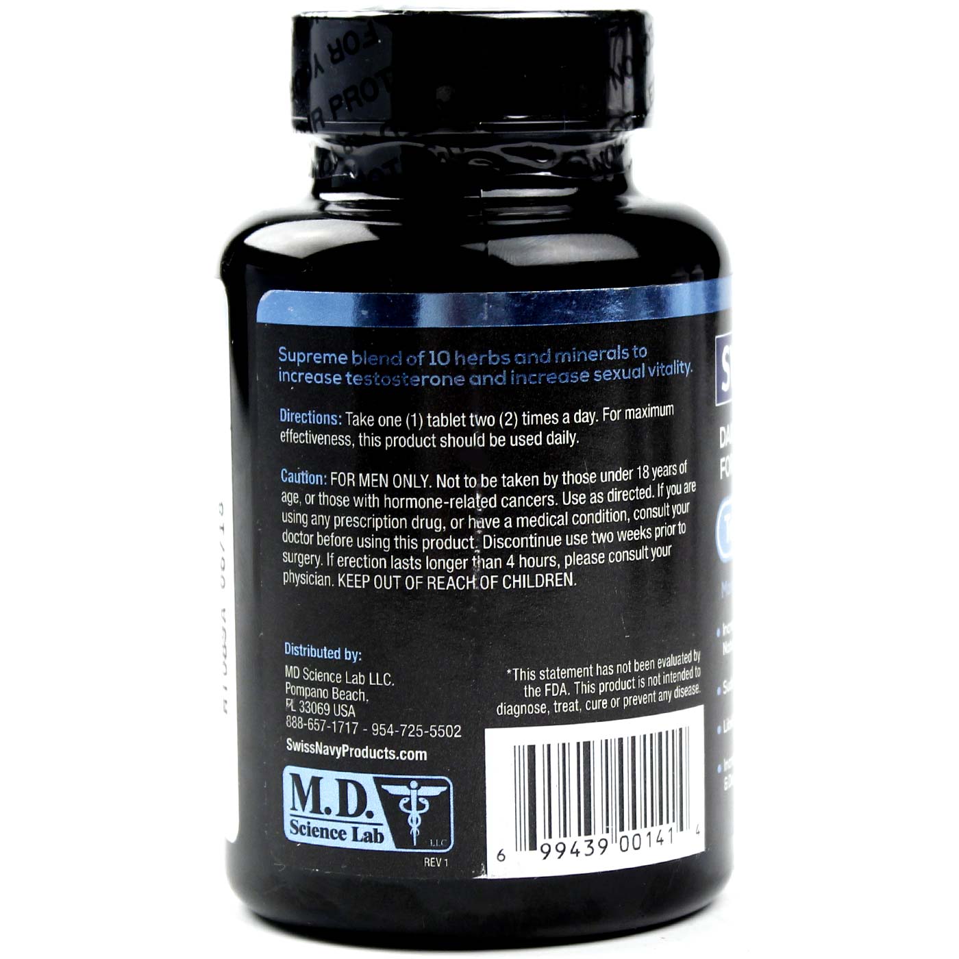 Comprar Swiss Navy Testosterone - 60 Tabletes - Imagem 3