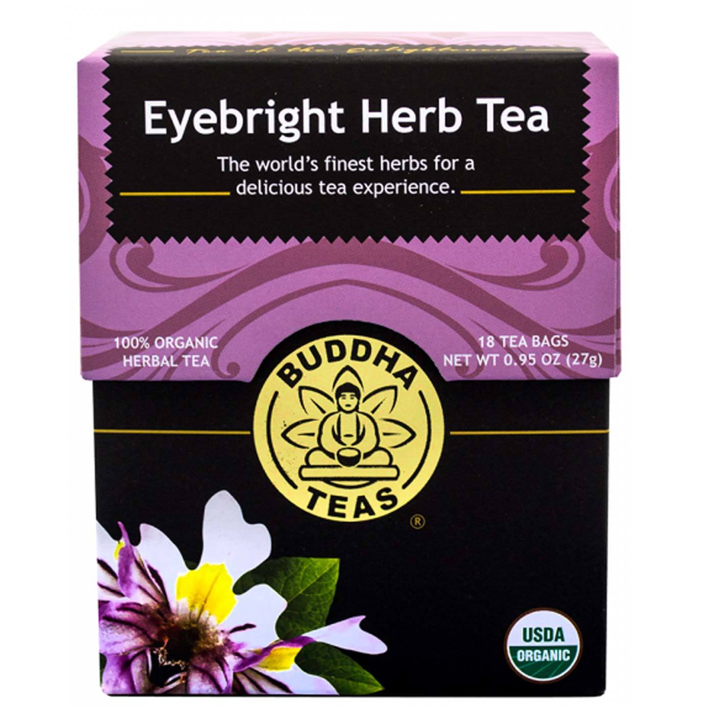 Comprar Buddha Teas, Chá de ervas - Erva Eufrásia - 18 Saquinhos