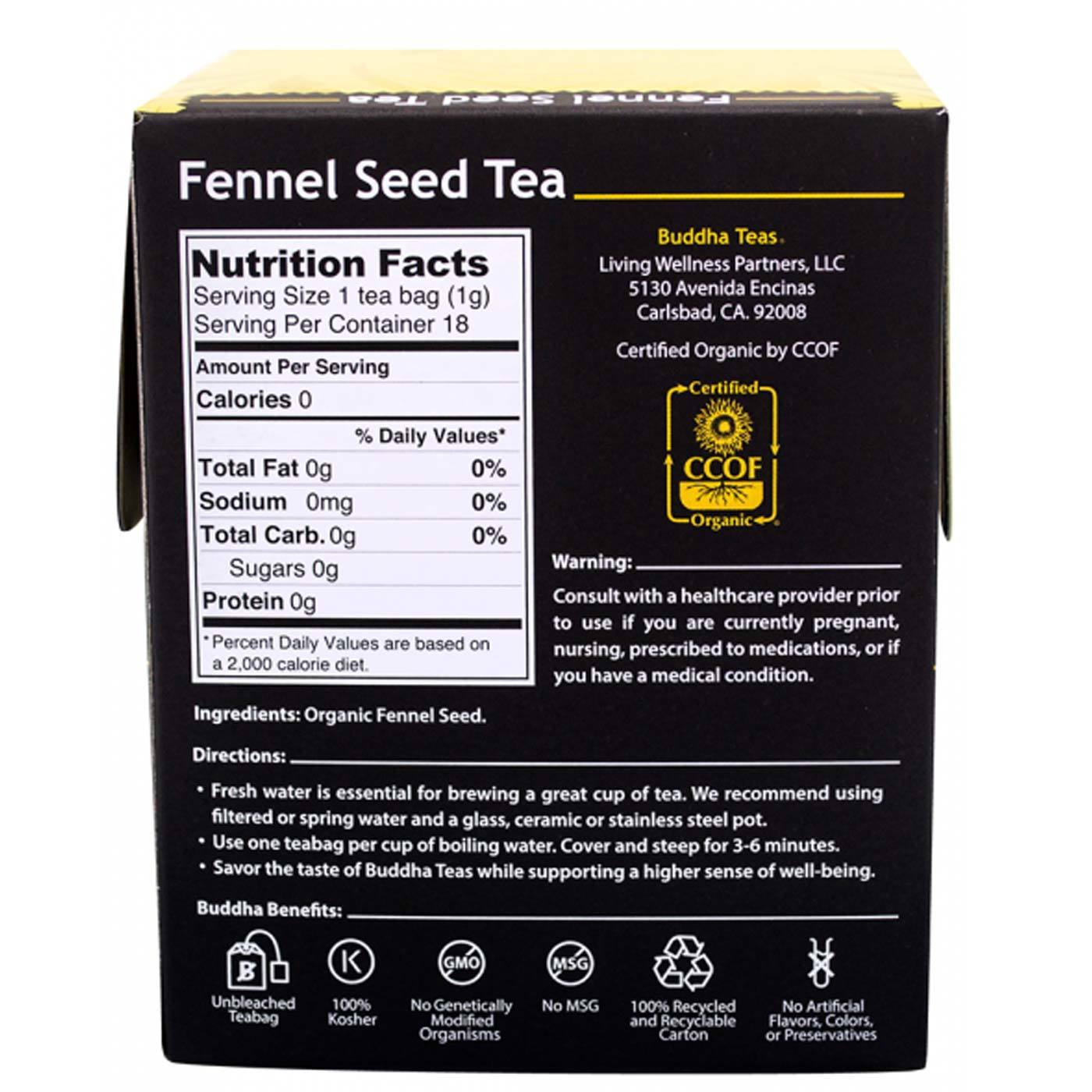 Comprar Buddha Teas, Chá de Erva Doce - 18 saquinhos - Imagem 2