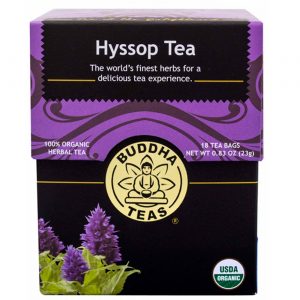 Comprar Buddha Teas, Chá herbal de Hyssop - 18 saquinhos de Chá