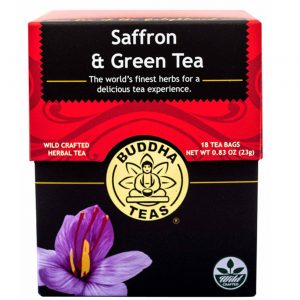 Comprar Buddha Teas, Chá Verde e Açafrão - 18 Saquinhos de chá