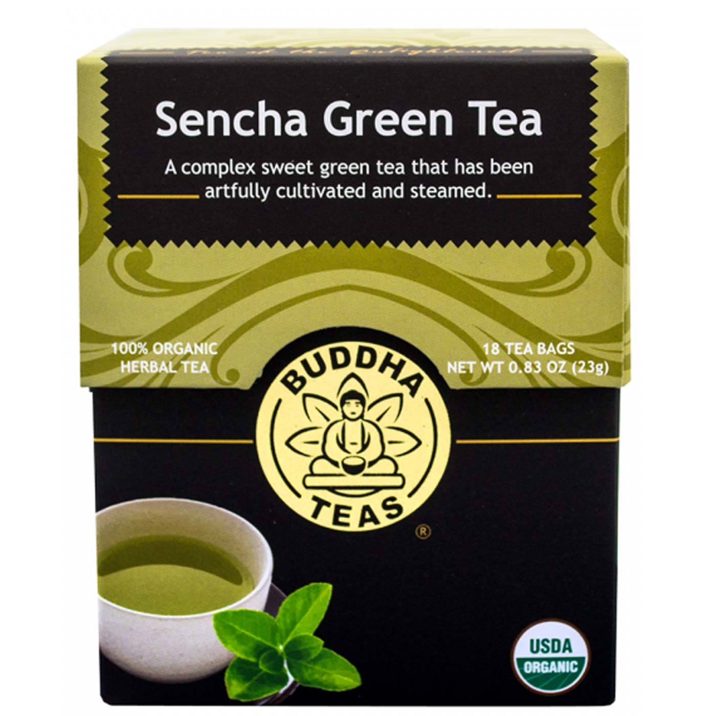 Comprar Buddha Teas, Chá Verde Sencha - 18 Saquinhos de Chá