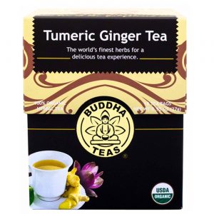 Comprar Buddha Teas Herbal Tea Chá de Açafrão e Gengibre - 18 Saquinhos de Chá